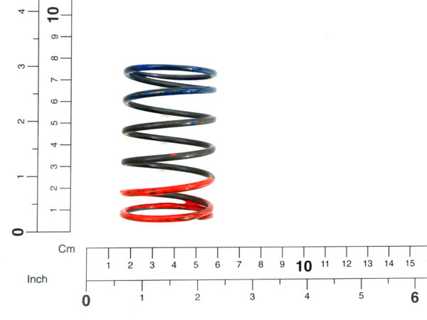 Compression spring red-blue 2,8 X 35,8 X 64