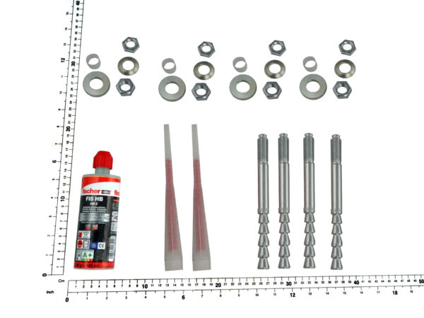 Dowel set M16 x 125/25 4x FHB-A-DYN